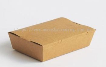 Disposable Brown Paper Lunch Box S size /Kraft Paper Lunch box S size