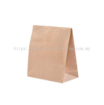 Brown #19 SOS Kraft Paper Bag / Block Bottom Paper Bag