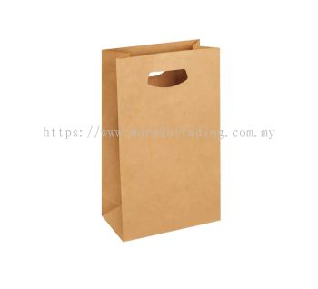 Die Cut Karft Paper Bag with Handle  21*13.5*34cm