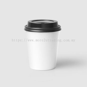 White Single Wall Hot Cup 8oz.