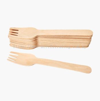 Disposable Wooden Fork (160mm)