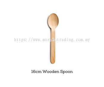 Disposable Wooden Spoon (160mm)