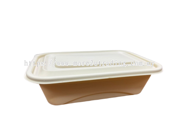 Biodegradable Corn Starch 850ml Take Away Container (Set)