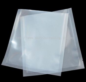 Transparent 3 Sides Sealed Nylon Vacuum Bag 12cm x 17cm