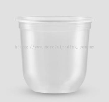 PP U-Shape Cup/ Bubble Tea U Shape Cup 12oz.