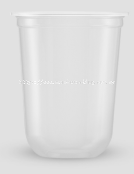 PP U-Shape Cup/ Bubble Tea U Shape Cup 16oz.