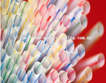 Mixed Color Plastic Straw 7.5" Inches