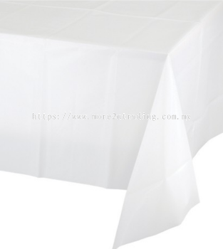 Disposable Party Table cloths White