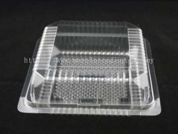 OPS Bakery Disposable Plastic Cake Box 7" inches