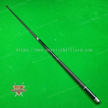 1/2 PIECE VANQS CARBON POOL CUE C070 - BLACK