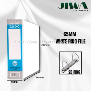 65mm White Ring File