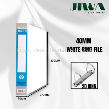 40mm White Ring File