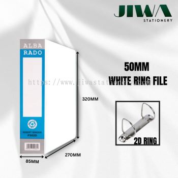 50mm White Ring File