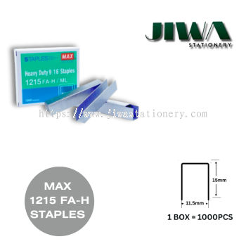 MAX 1215 FA-H Staples