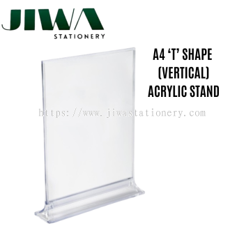 A4 'T' Shape Acrylic Stand