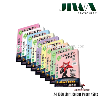 A4 160G Light Colour Paper 100's