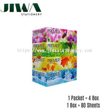 Premier Facial Tissue Box