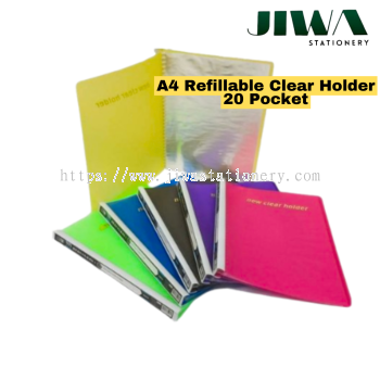 A4 Refillable Clear Holder