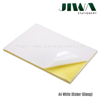 A4 White Sticker - Glossy