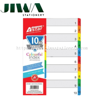 A4 Index Divider -  1-10