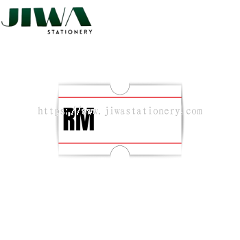 Price Label Sticker (White) - RM