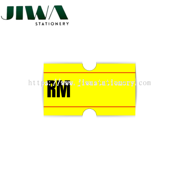 Price Label Sticker (Yellow) - RM