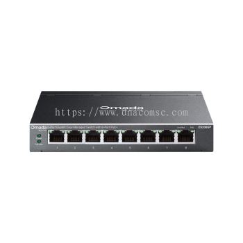 Omada 8-Port Gigabit Easy Managed Switch with 8-Port PoE+