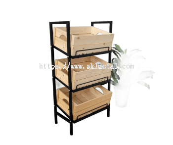 Oppa Single Vege Stand c/w Plywood Box