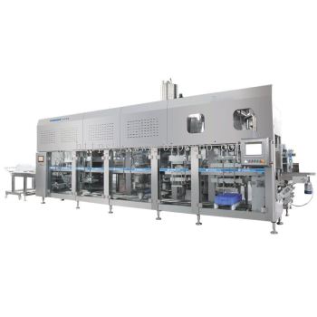 Automatic Plastic Cup Filling and Sealing Machine (With in Mold Labelling Function) 