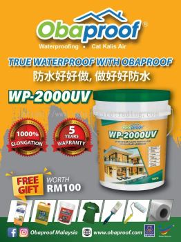 OBAPROOF WATERPROOF WP-2000UV 4KG & 18KG