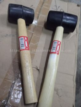 DOMINO Rubber Mallet - Wooden Handle