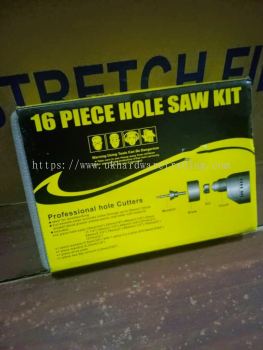 16 Piece Hole Saw Kit/Hole Cutters