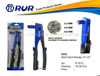 RUR Interchange Free Riveter/Multi Hand Riveter R2013