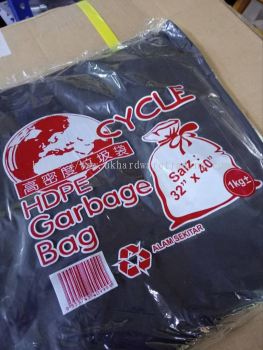 CYCLE HDPE Garbage Bag Saiz 32" x 40"