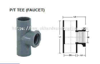PVC FITTINGS PT Tee