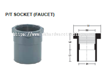 PVC FITTINGS PT Socket