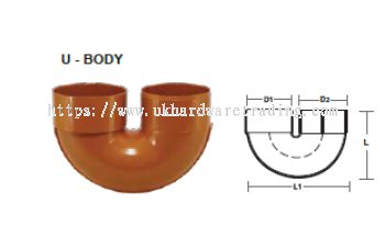 UNDERGROUND FITTINGS U Body (PRE-ORDER)