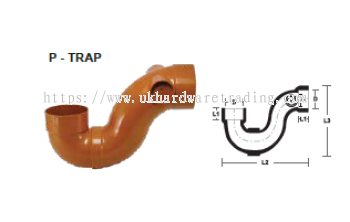 UNDERGROUND FITTINGS P-Trap (PRE-ORDER)