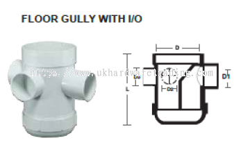 UPVC FITTINGS Gully Trap/Floor Gully With I/O