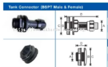 HANSEN FITTINGS Tank Connector