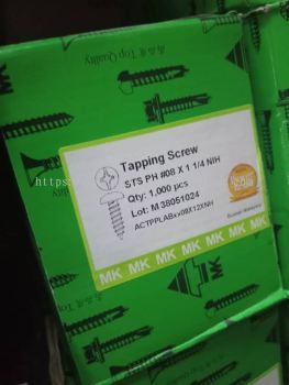 MK SCREW/Tapping Screw STS PH #08 X 1 1/4