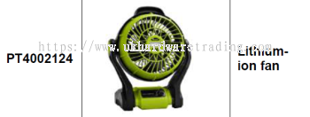 PRESCOTT Lithium-ion Fan PT4002124 (PRE-ORDER)