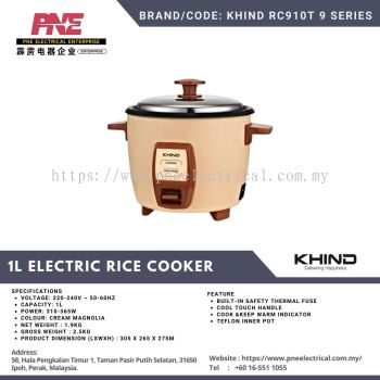 Khind RC910T 9 Series Electric Rice Cooker 