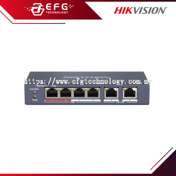 DS-3E0106P-E/M 4-Port Unmanaged PoE Switch