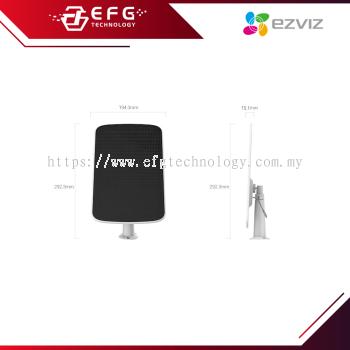 Solar Charging Panel Designed for EZVIZ Battery-Operated Cameras