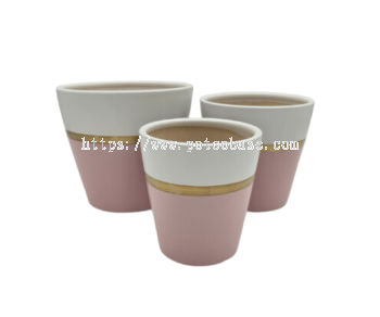 Ceramic Pot PC1247-19675-3 European Modern Simple Flowerpot Ceramic Household Extra Large Floor-Standing Living Room Tabletop Flowerpot 欧式现代简约花盆陶瓷家用特大号落地客厅桌面花盆 Pasu Bunga Moden Eropah Seramik Isi Rumah Lebih Besar Berdiri Lantai Atas Meja Ruang Tamu Pasu Bunga