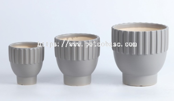 Ceramic Pot PC1247-19710 Morandi Color Ceramic Flower Pot Desktop Home Planting Pot Plain Large, Medium And Small Flower Pot Container Set 莫兰迪色陶瓷花盆桌面家用种植盆素色大中小花盆容器套装 Set Bekas Pasu Bunga Seramik Warna Morandi Desktop Pasu Tanaman Rumah Kosong Besar, Sederhana Dan Kecil