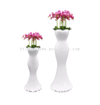 FRP Wedding Model Pot Decoration PC1247-17039 Modern Fashionable Dress Type Fiberglass Floor-Standing Vase Hotel Front Desk Wedding Shopping Mall Hall Landscape Floral Ornaments 现代时装型玻璃钢落地花瓶酒店前台婚庆商场大厅景观花艺摆件 Pakaian Bergaya Moden Jenis Gentian Kaca Pasu Berdiri Lantai Meja Depan Hotel Pusat Beli-Belah Perkahwinan Hiasan Bunga Landskap Dewan