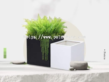 FRP Fiberglass Pot PC1247-17046 Floor-Standing Outdoor Courtyard Sales Department Combination Creative Square Fiberglass Flower Box Garden Landscape Flower Pot Ornaments 落地户外庭院售楼部组合创意正方形玻璃钢花箱园林景观花盆摆件 Gabungan Jabatan Jualan Halaman Luar Yang Berdiri Di Lantai, Kotak Bunga Gentian Kaca Persegi Kreatif Hiasan Pasu Bunga Landskap Taman