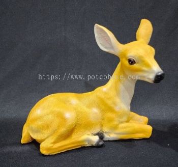 Modern Deer Home Decoration PC1247-31026 Outdoor courtyard garden forest simulated animal decorative ornaments fiberglass simulated sika deer sculpture deer ornaments